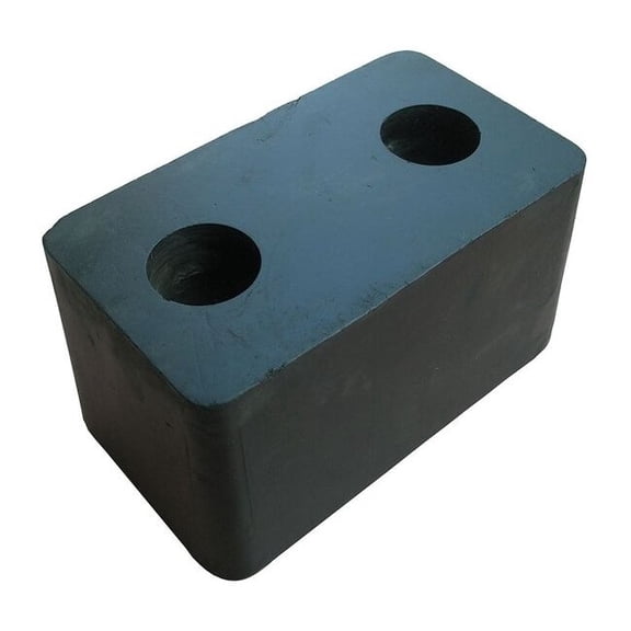 Trailer/Crane Dock Bumper,Rubber,PK2 2MYR7