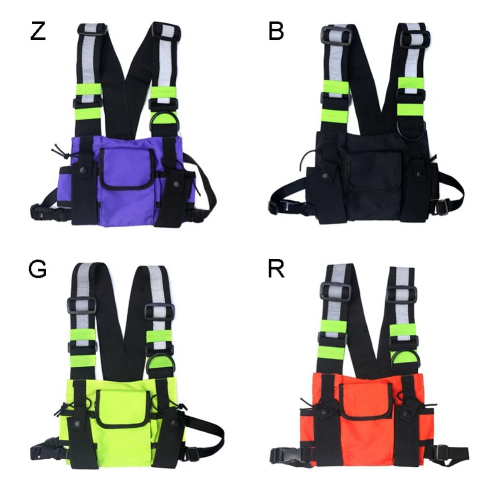 Project Retro Chest Rig Bag Reflective Vest Hip Hop Project Retro Chest Rig Bag Reflective Vest Hip Hop