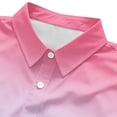 thumbnail image 7 of Hurxie Mens Shirts Button Down Long Sleeve Work Shirt Mens Casual Cowboy Cut Shirts with Two Pockets Pink,2XL, 7 of 7