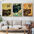 thumbnail image 5 of Impresión nostálgica, póster vintage de la película Regreso al futuro 1, 2, 3, impresiones, película clásica, arte para el hogar, decoración de pared, pintura retro de coche, 5 of 5