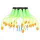 thumbnail image 1 of Coral artificial de silicona, planta acuática de simulación, adorno decorativo para acuario, color naranja, 1 of 14