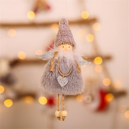 

Christmas Clearance! SuoKom Plush Angel Pendant Creative Cute Girl Hanging Bead Doll Children s Gift