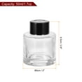 thumbnail image 2 of Unique Bargains 50ml/1.7oz Empty Glass Diffuser Bottle 2.6" x 2" Refillable Fragrance Accessories for Replacement Reed Diffuser, 2 of 6