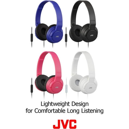 JVC - Wired Over-the-head Headset - Black