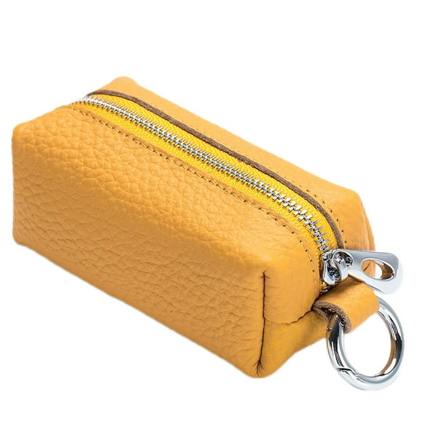 Qarigey Cartera de cuero para mujer, almacenamiento de llaves