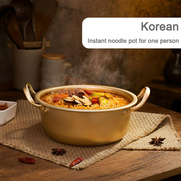 Ramen Pot, Korean Ramen Cooking Pot With Lid Spoon and Chopsticks , Korean Ramen Noodle Pot Fast Heating For Kitchen Cookware Walmart.com