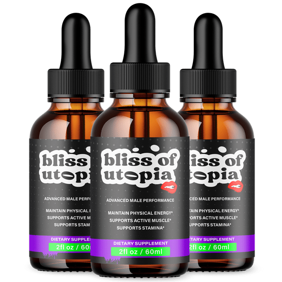 Bliss of Utopia Drops Advanced Performance Support Liquid Supplement Blissofutopia (90 Servings)