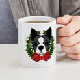 thumbnail image 4 of CafePress - Boston Terrier Christmas Mugs - 11 oz Ceramic Mug - Novelty Coffee Tea Cup, 4 of 4