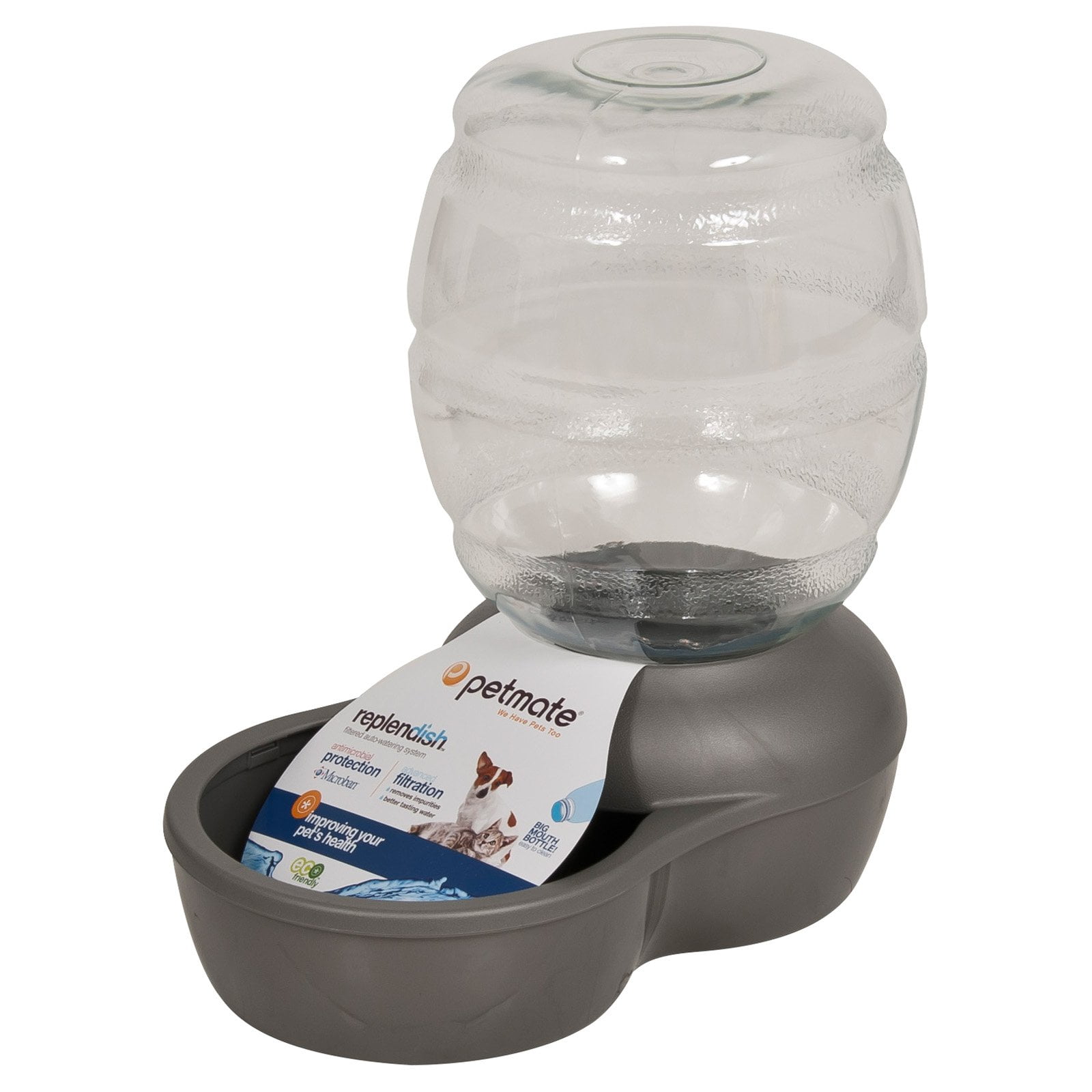 microban dog water bowl