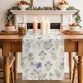 thumbnail image 2 of Table Runners 90 Inches Long Dress Scarves, Blue Floral Spring Farmhouse Coffee/Dining/Kitchen Table Decor Table Runner for Living Room, Vintage Farmhouse Green Botanical Chic 13x90 Inch, 2 of 9
