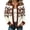 Brown, variant on Christmas Womens Fair Isle Sweaters Oversized Open Front Button Down Knit Cardigan Lightweight Vintage Christmas Geometric Print Trendy Fall Winter Outwear Cardigans Brown 3XL
