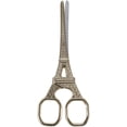 thumbnail image 2 of Products From Abroad M124-002 Designer Embroidery Scissor, 5-1/2-Inch, Eiffel Tower Gold, 2 of 2