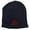 Navy, variant on Gravity Threads Red Rose Embroidery Short Beanie - Heather Grey
