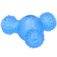 thumbnail image 4 of Alimentador automático para mascotas, juguete interactivo antifugas de comida, pelota para masticar, limpieza de dientes, TPR para osito Golden Retriever, azul, 4 of 14