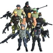 8-Pack Military Toy Soldiers Action Figures Playset