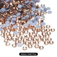 thumbnail image 3 of Uxcell Hotfix Rhinestones Flatback Crystal Glass Gems for Craft Clothes DIY Decoration Champagne 4.8mm, 3 of 5