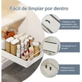 thumbnail image 3 of Organizador de gabinete extraíble fijo con nanopelícula adhesiva, estantes deslizantes para despensa, Organizador Bajo Fregadero, organizador de cajones extensible (1 Pieza), 3 of 4