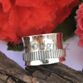 thumbnail image 2 of 925 Sterling Silver Band Ring, Handmade Spinner Band Ring, Healing Silver Ring, Worried Ring, Mediation Ring, Jewelry For Women's Gift, 2 of 7