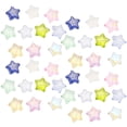 thumbnail image 2 of 100pcs Star Crystal Glass Spacer Beads Jewelry Bracelet Necklace Making Connector Charms, 2 of 5