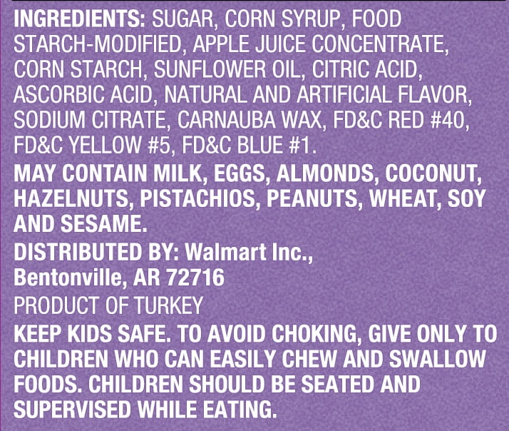 Great Value Fruit Smiles Snacks, Tangy Flavor, 22 Count