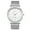 Silver, variant on Men's Slim Mesh Band Watch Large Dial Fashion Trend Trend Streamlined Style Watch