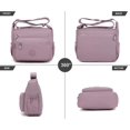 thumbnail image 2 of Pealwel Bolso de hombro para mujer, espacioso, con múltiples bolsillos, bolso cruzado para mujer, bolso con asa superior, 2 of 5