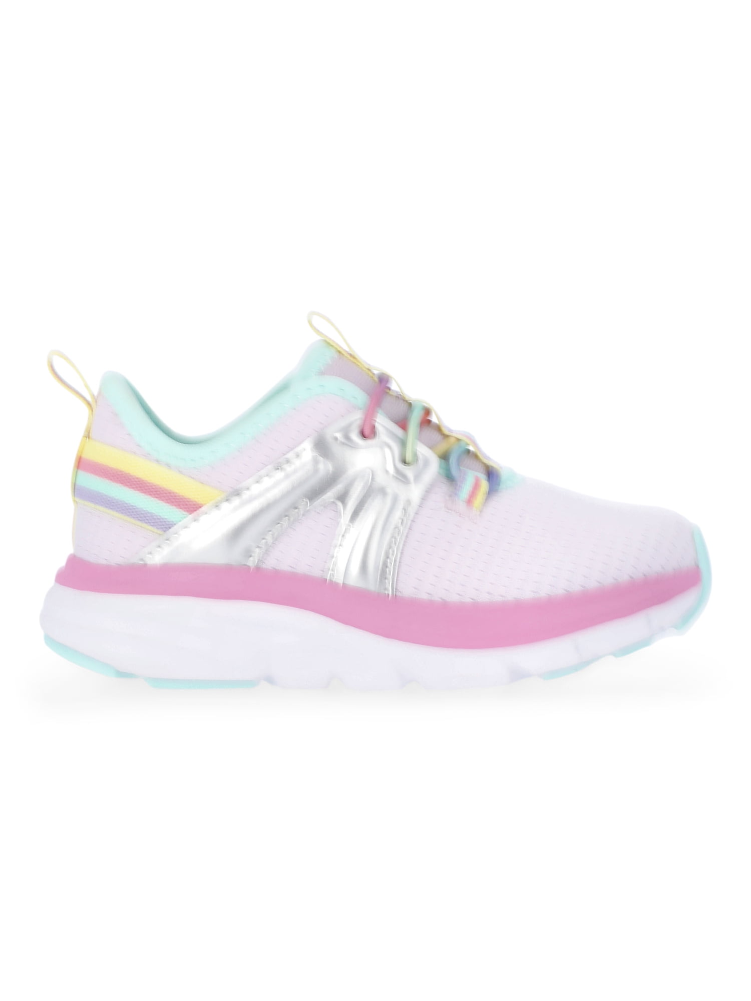 Athletic Works Girls Cage Knit Slip On Sneakers