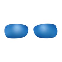 Walleva Ice Blue Polarized Replacement Lenses for Maui Jim Sandy Beach Sunglasses