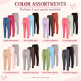 thumbnail image 6 of DARESAY Women’s Fleece Jogger Sweatpants 3-Pack with Pockets, Soft Casual Lounge & Workout Pants with Elastic Waist and Ribbed Cuffs, Sizes S–XXL, 6 of 8
