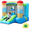 thumbnail image 1 of Bounce Castle, Inflatable Bounce House with Air Blower, Family Backyard Jump House, Great Gift for Kids, 1 of 9