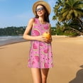 thumbnail image 3 of Disketp Watermelon para Vestido sin Mangas para Mujeres, Vestidos de Verano para Mujeres, Casual y Holgado para la Playa, 3 of 7