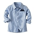 thumbnail image 3 of Baby Boy Clothes Suit Toddler Birthday Outfit Sets Dress Shirts +Suspender Pants 1-7 Years, 3 of 11