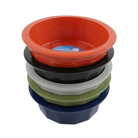 Vibrant Life Large Heavy Weight Crock Pet Bowl Assortment
