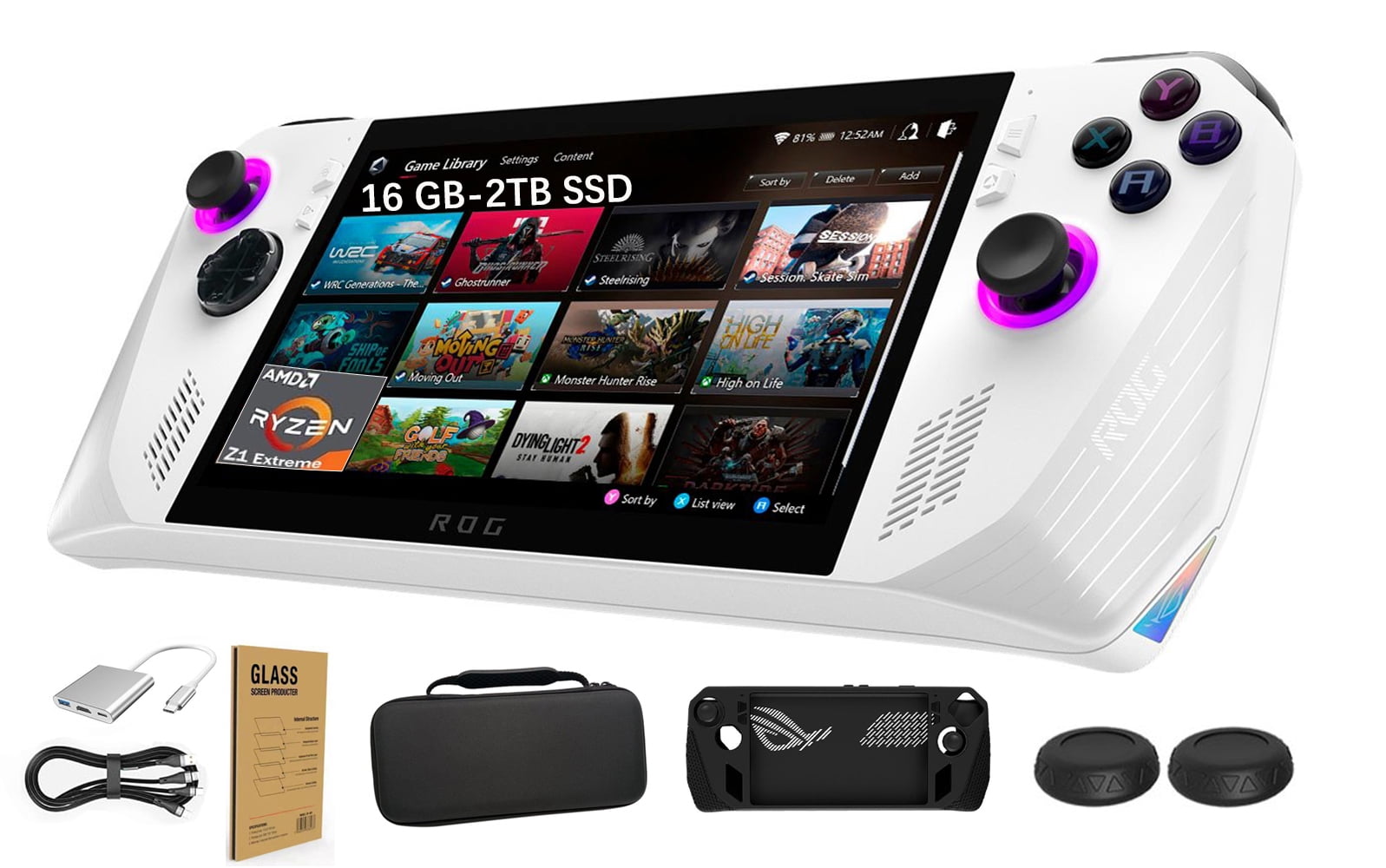ASUS - ASUS ROG Ally 7インチ 120Hz FHD 1080p Amazon.com: ASUS ROG Ally 7