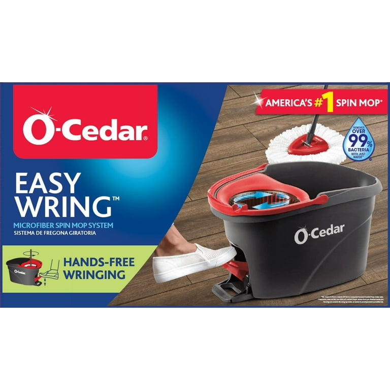 EasyWring Microfiber Spin Mop and Bucket popular System O-cedar