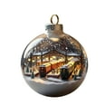 thumbnail image 1 of Rapeiae Natural Wonders Series Christmas Ball Flat Acrylic Pendant, 1 of 5
