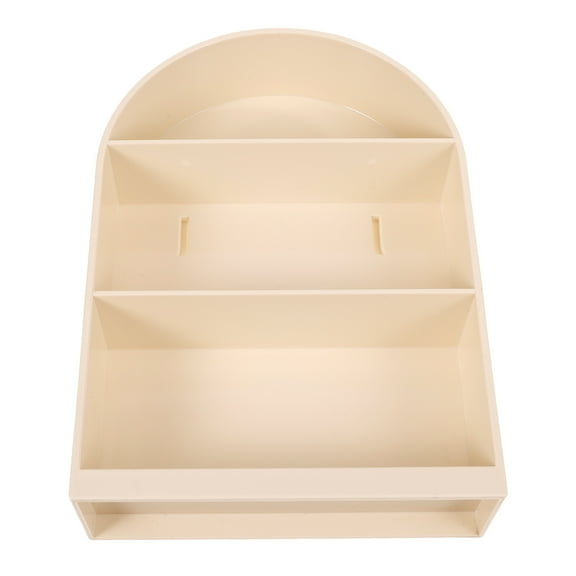 STOBOK Wall Display Shelf in Beige for Organizing Collectibles with Stable Sturdy Design