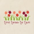 thumbnail image 2 of CafePress - Tiptoe Through The Tulips Tote Bag - Unisex Canvas Tote Bag, Beige, 1-Piece, 2 of 7