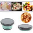 thumbnail image 4 of Kitchen aid Portable Camping Foldable Bowl Bowl With Covers Camping Travel Silicone Bowl 3 Pieces Foldable Food Storage Boxes For Hiking Travel Camping, 4 of 5