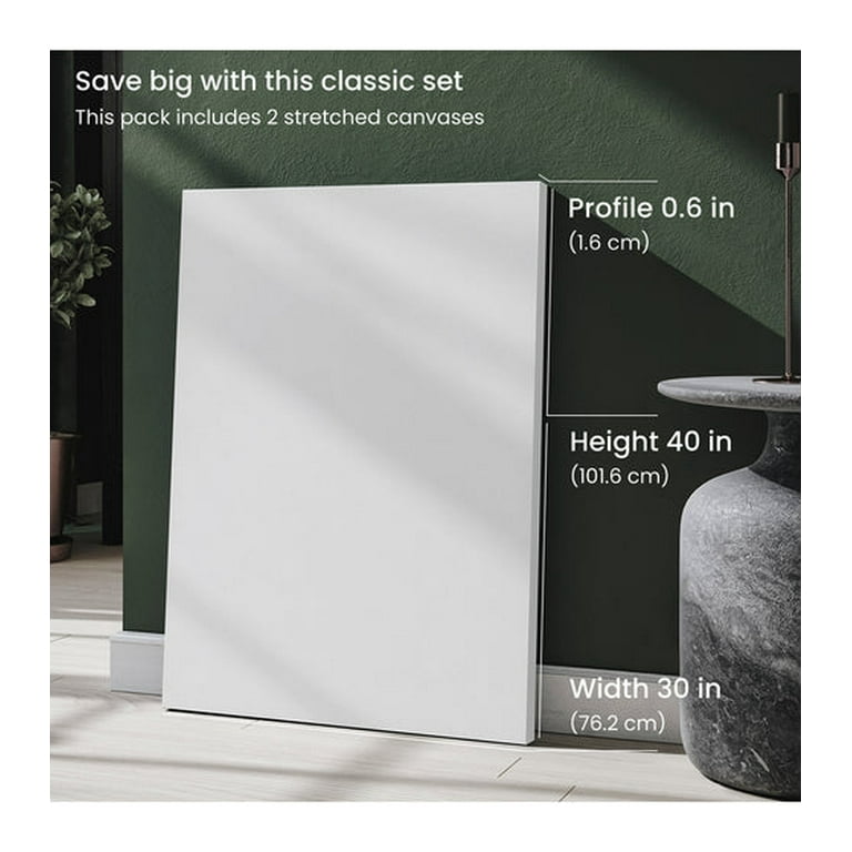 Arteza Paint Canvases for Painting Pack of 12 8 Inches Triangle Blank  Canvas Bulk Pine Wood Frame 100% Cotton Stretched Canvas 8 oz Gesso-Primed  Art Supplies for Adults for Acrylic Pouring
