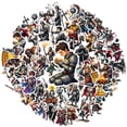 thumbnail image 2 of 35pcs-50pcs Epic Knight Stickers Medieval Warrior Decals Fantasy Kids Stickers for Laptops Suitcase Fridge, 2 of 8