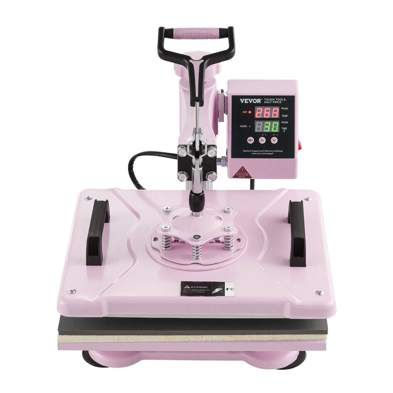 Heat Press Machine 12x15 Inches 5 in 1 Combo with 30oz Tumbler Press for T-Shirts, Pink – DIY Sublimation & Custom Printing