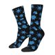 thumbnail image 1 of Balery Blue Octopus Calcetas Largas con Estampado para Hombre y Mujer – Suaves y Transpirables, Talla Única (US 5-11), 1 of 6