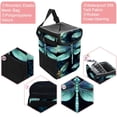thumbnail image 2 of Dragonfly Foldable Car Garbage Can with Lid, Leak-proof Mini Trash Can, Hanging Storage Bag - Trash Can for Car, 2 of 6