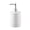 White, variant on DQQ153 16.9oz Small Soap Dispenser for Bathroom and Kitchen, Modern Striped Style Matte Ceramics Hand Soap Dish Soap Dispenser with Pump