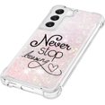 thumbnail image 6 of Compatible with Samsung Galaxy S23 Case Liquid Glitter Cute Stylish Slim Silicone Quicksand Sparkle Shockproof Protective for Women Girls Case for Samsung Galaxy S23 5G Chasing Dreams YB, 6 of 12