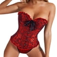 thumbnail image 1 of Body Corsé de malla Gibobby para mujer rojo XL, 1 of 5