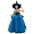 thumbnail image 3 of ZHUASHUM Toddler Girls Dress Summer Fashion Dress Princess Dress Casual Dress Tutu Mesh Dress Outwear With Hat 2Pcs Sets Blue,4-5 Years, 3 of 8