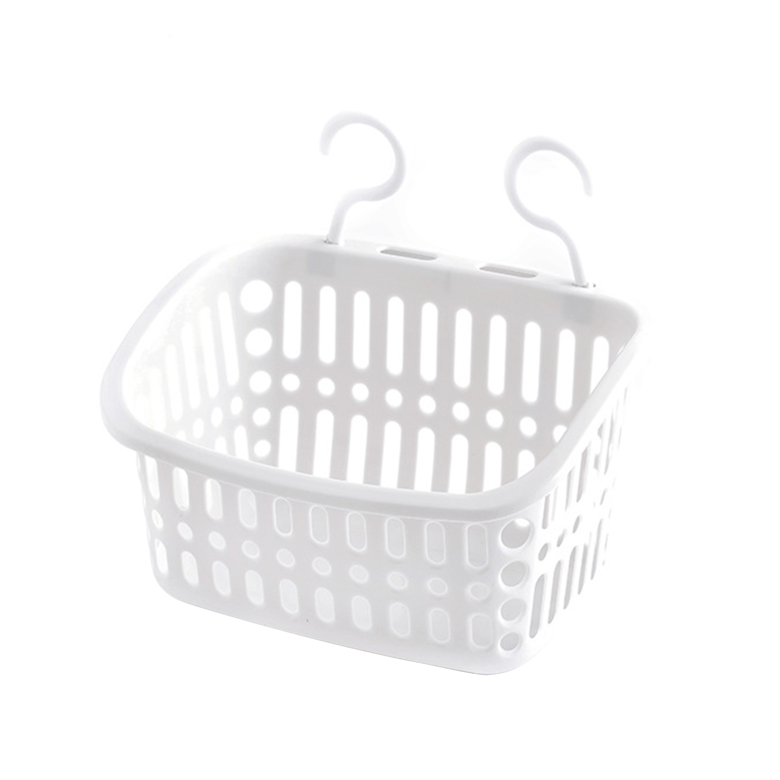 Anvazise Hanging Shower Basket Large Capacity Dual Hooks Design Good