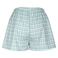thumbnail image 2 of Ahdbta Boxer Shorts for Women Gingham Pajama Summer Casual Lounge Sleep Plaid Shorts Y2K Beach Bottoms, 2 of 6